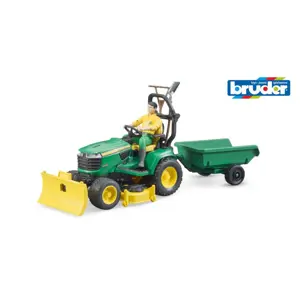 Produkt Bruder 62104 BWORLD Zahradní traktor John Deere X949 s figurkou a příslušenstvím