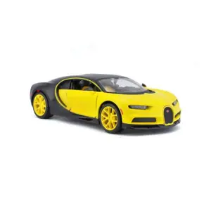 Produkt Bugatti Chiron černá a žlutá 1:24