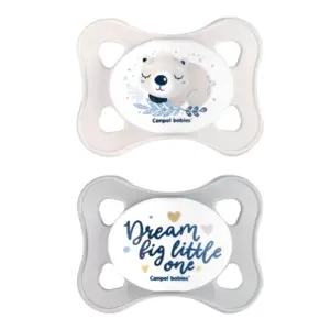 Produkt Canpol Babies Dudlíky 0-2m, Mini soother Koala - šedé