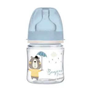 Produkt Canpol babies Kojenecká lahev se širokým hrdlem BONJOUR PARIS 120ml modrá