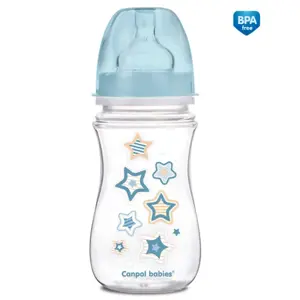 Produkt Canpol babies Newborn láhev na mléko modrá Hvězdy 240ml