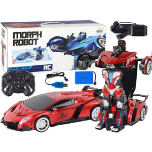 Produkt Car-Robot Transformation R/C 1:10 ovládání gesty - RED