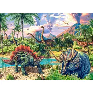 Produkt CASTORLAND Puzzle 120 ks Dinosuar Volcanos - Dinosauři u sopek