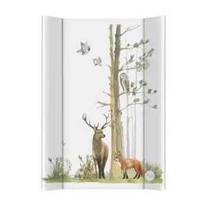 Ceba baby podložka s pevnou deskou Basic woodland 70 x 50