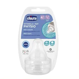 Chicco dudlík na láhev Perfect 5/Well Being fyziologický rychlý průtok 2 ks V001517