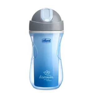 Chicco hrneček Sport termo s brčkem 266 ml zelená