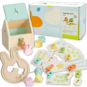 CLASSIC WORLD Pastel Baby Set Box První výukové hračky