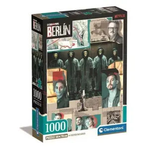 CLEMENTONI La Casa de Papel Berlín Jdeme do akce 1000 dílků