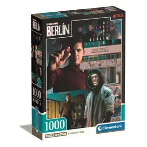 CLEMENTONI La Casa de Papel Berlín Šéf 1000 dílků