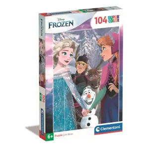 Produkt Clementoni Puzzle 104 dílků Frozen. Frozen 25742