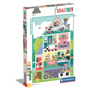 Produkt Clementoni Puzzle 104 dílků Maxi Home sweet home