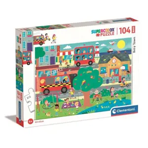 Clementoni: Puzzle 104 ks - Maxi Městský autobus