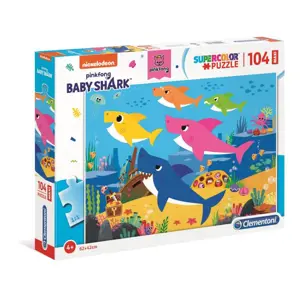 Produkt Clementoni - Puzzle 104 ks Maxi Super Color Baby Shark