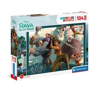 Clementoni - Puzzle 104 ks Maxi Super Color Raya a poslední drak