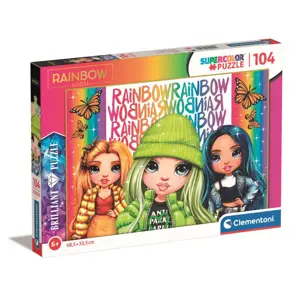 Clementoni: Puzzle 104 ks - Rainbow High - Brilliant