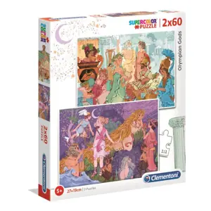 Clementoni: Puzzle 2 x 60 ks Super Color bohové z Olympu