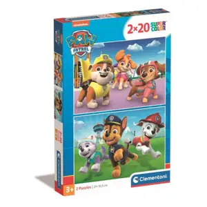 Clementoni Puzzle 2x20 dílků Tlapková patrola PAW PATROL 24800