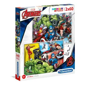 Clementoni Puzzle 2x60el The Avengers Marvel 21605