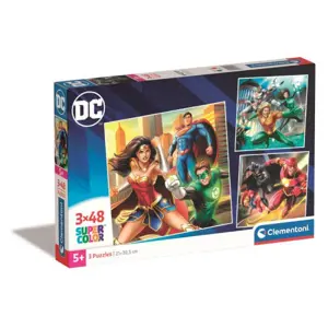 Clementoni Puzzle 3x48 čtverec DC COMICS Justice League