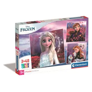 Clementoni Puzzle 3x48 čtverec Frozen