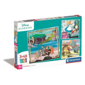 Clementoni Puzzle 3x48el čtverec Disney Classic 25302