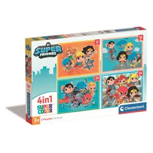 Clementoni Puzzle 4v1 DC Superfriends 21520