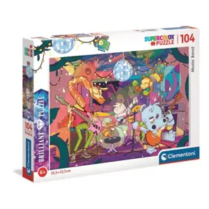 Produkt Clementoni - Puzzle Brilliant 104 ks Music Band