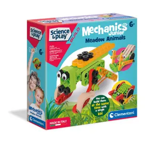 Clementoni Science  Play Mechanická laboratoř Junior Luční zvířata