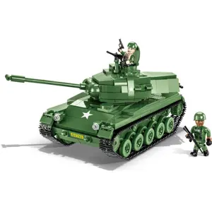 Produkt COBI 2239 Vietnamská vojna Americký ľahký tank M41A3 WALKER BULLDOG