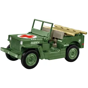 COBI 2295 II WW Sanitka Willys MB D-DAY, 1:35, 130 k, 1 f