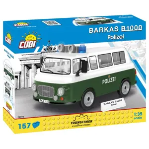 COBI 24596 Youngtimer Automobil Barkas B1000 policie