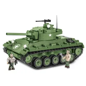 COBI 2543 World War II Americký lehký Tank M24 Chaffee II WW