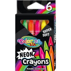 Produkt Colorino Neon voskovky extra měkké trojhranné 6 barev