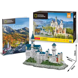 CubicFun 3D puzzle National Geographic Neuschwanstein 121 ks