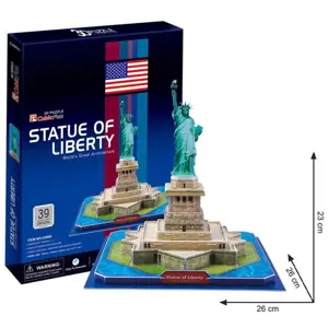 CubicFun 3D puzzle Socha Svobody New York 39 ks