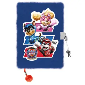 Produkt Deník s visacím zámkem, chlupáč A5 96k PAW Patrol Tlapková patrola