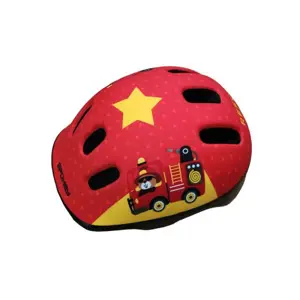 Dětská cyklistická helma 52-56cm FUN RESCUE Guard červená