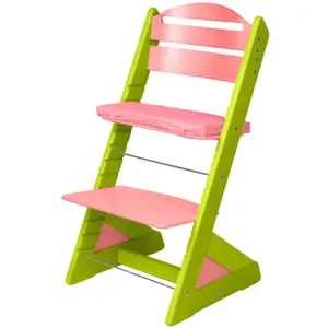 Produkt Dětská rostoucí židle JITRO PLUS světle zeleno - růžová