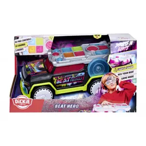 Dickie Toys Big Playing Car Dj Interactive Car Streets N Beatz Beat Hero Sound Light