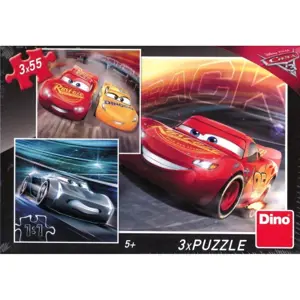 Dino 335196 Cars 3: Trénink 3x55 dílků