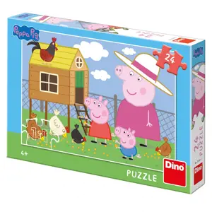 Dino Peppa pig: slepičky 24 dílků