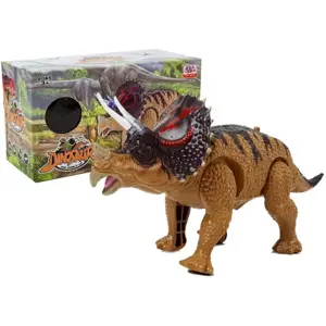 Dinosaurus Triceratops na baterie