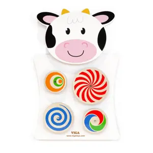 Dřevěná nástěnná hra Fudge Patterns Viga Toys