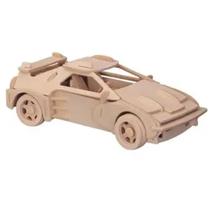 Produkt Dřevěné 3D puzzle dřevěná skládačka auta velké Ferrari P065