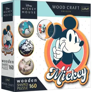 Produkt Dřevěné puzzle 160 dílků Disney Retro Mickey Mouse