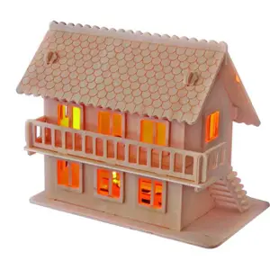 Dřevěné skládačky 3D puzzle -  Vila E - MW105