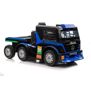 Elektrické autíčko - Mercedes Battery Car + návěs XMX622B Navy Blue LCD