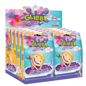 Produkt Glibbi Glitter Slime sliz fialový třpytivý