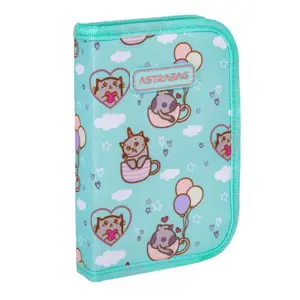 Produkt Jednoduchý dvouchlopňový penál bez vybavení ASTRABAG Kitty's World 503024001