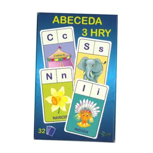 Produkt karty Abeceda, 3hry